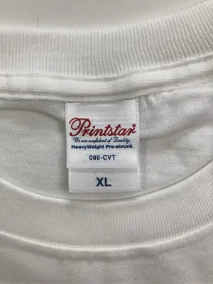 Printstar/プリントスター/Tシャツ/カットソー/トップス/ホワイト/XL