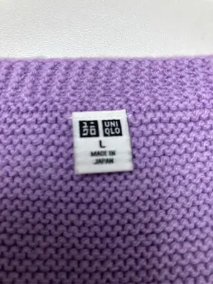 UNIQLO/ユニクロ/ニット/セーター/トップス/パープル/L