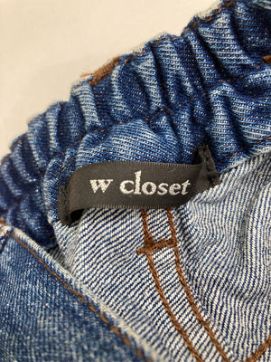 w closet/ダブルクローゼット/デニムパンツ/パンツ/ブルー/F