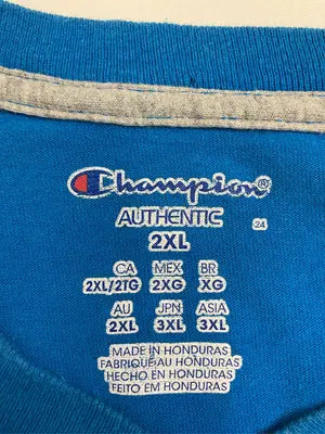 Champion/チャンピオン/Tシャツ/カットソー/トップス/ブルー/2XL