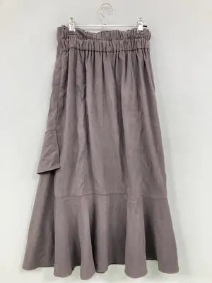 NOWNOW/ナウナウ/ロングスカート/スカート/グレー/M