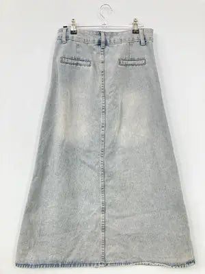 as know as/アズノゥアズ/デニムスカート/スカート/スカイブルー/M