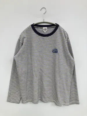 KAO YORI NAKAMI/カオヨリナカミ/Tシャツ/カットソー/トップス/ネイビー/M