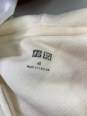 UNIQLO/ユニクロ/パーカー/トップス/アイボリー/XL