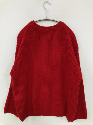 NACHO/ナチョ/ニット/セーター/トップス/レッド