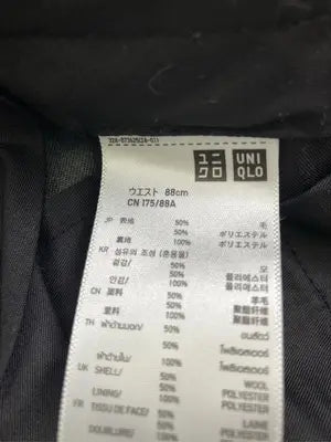 UNIQLO/ユニクロ/スラックス/パンツ/グレー/ウエスト 88cm