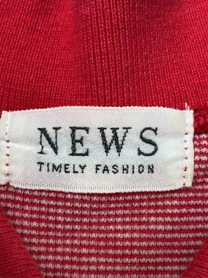 NEWS/ポロシャツ/トップス/レッド