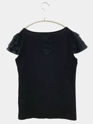 malla/Tシャツ/カットソー/トップス/ブラック/38