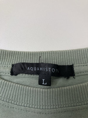 AQUAHISTORY/Tシャツ/カットソー/トップス/グリーン/L