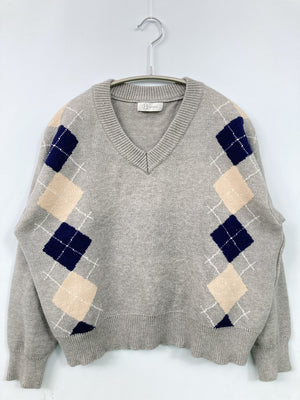 b2 STUDIO/ビーツースタジオ/ニット/セーター/トップス/グレー/M