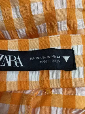 ZARA/ザラ/セットアップ/ジャケット/アウター/オレンジ/USA S