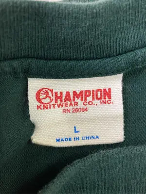 CHAMPION/チャンピオン/Tシャツ/カットソー/トップス/グリーン/L