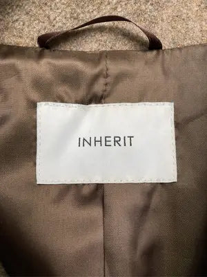 INHERIT/インヘリット/ステンカラーコート/ジャケット/アウター/ブラウン/M