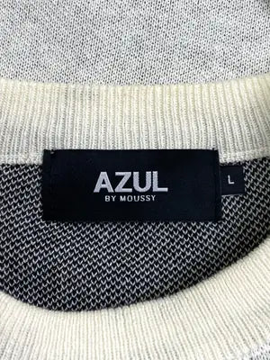 AZUL by MOUSSY/アズールバイマウジー/ニット/セーター/トップス/グレー/L