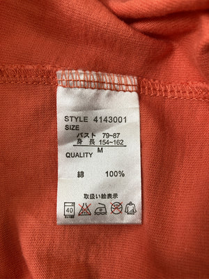 Tシャツ/カットソー/トップス/オレンジ/M
