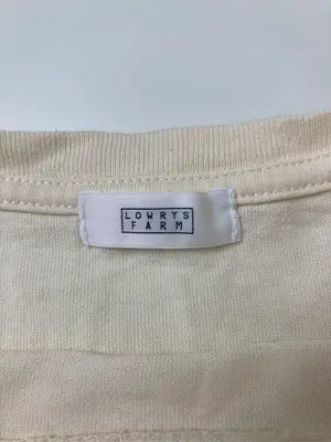 LOWRYS FARM/ローリーズファーム/Tシャツ/カットソー/トップス/アイボリー/F