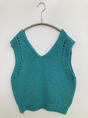 haag/ハーグ/ニット/セーター/トップス/ブルー