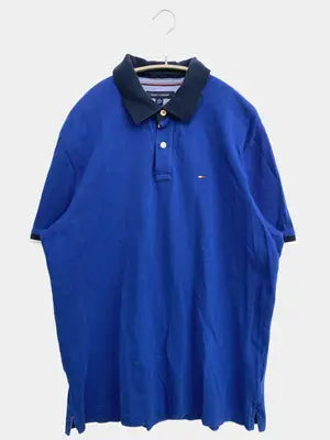 TOMMY HILFIGER/トミーヒルフィガー/ポロシャツ/トップス/ブルー/XL