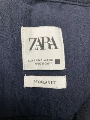 ZARA/ザラ/シャツ/ブラウス/トップス/ネイビー/USA S