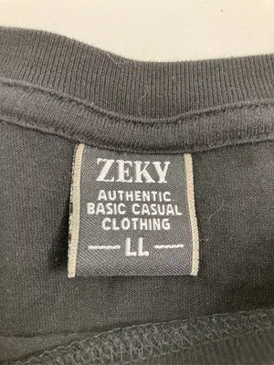 ZEKY/Tシャツ/カットソー/トップス/ブラック/LL