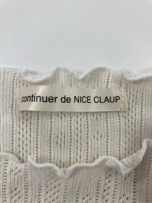 continuer de NICE CLAUP/コンティニューデナイスクラップ/Tシャツ/カットソー/トップス/ベージュ