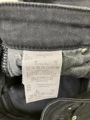 Ungrid/アングリッド/デニムパンツ/パンツ/ブラック/23