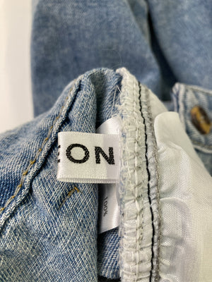 デニムスカート/スカート/ブルー