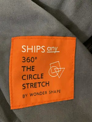 SHIPS any/スラックス/パンツ/ブラック