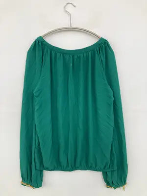 xoxo/キスキス/シャツ/ブラウス/トップス/グリーン/L