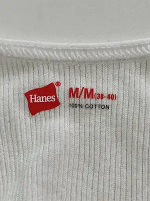 Hanes/ヘインズ/タンクトップ/トップス/ホワイト/M/M(38-40)