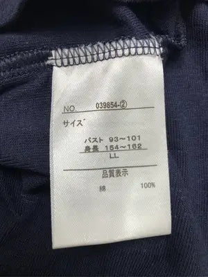 Tシャツ/カットソー/トップス/ネイビー/LL