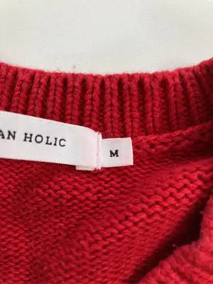 AMERICAN HOLIC/アメリカンホリック/ニット/セーター/トップス/レッド/M