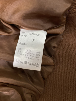 GENUINE MERCHANDISE/ジェニュインマーチャンダイズ/ナイロンジャケット/ジャケット/アウター/ブラウン/F