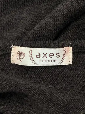 axes femme/アクシーズファム/Tシャツ/カットソー/トップス/ブラウン/M