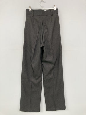 me+em select/ミームセレクト/スラックス/パンツ/グレー/S