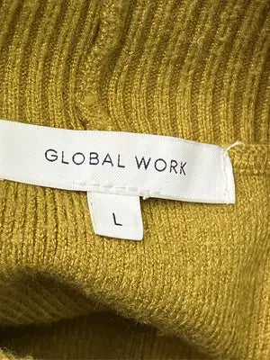 GLOBAL WORK/グローバルワーク/ニット/セーター/トップス/グリーン/L