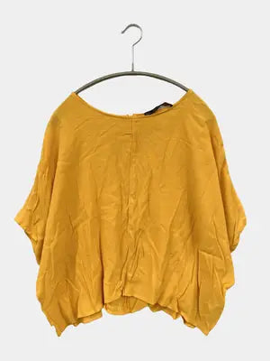ZARA BASIC/ザラベーシック/シャツ/ブラウス/トップス/イエロー/L
