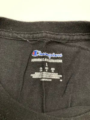 Champion/チャンピオン/Tシャツ/カットソー/トップス/ブラック/L