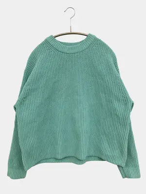 UNIQLO/ユニクロ/ニット/セーター/トップス/グリーン/M