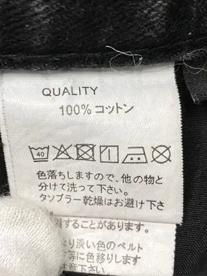 デニムパンツ/パンツ/ブラック/S