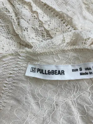 PULL&BEAR/プルアンドベア/Tシャツ/カットソー/トップス/アイボリー/S