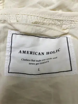 AMERICAN HOLIC/アメリカンホリック/アノラックパーカー/トップス/ベージュ/L