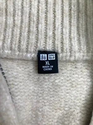 UNIQLO/ユニクロ/ニット/セーター/トップス/ベージュ/XL