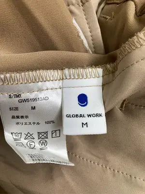 GLOBAL WORK/グローバルワーク/スラックス/パンツ/ベージュ/M