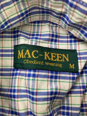 MAC-KEEN/シャツ/ブラウス/トップス/ブルー/M