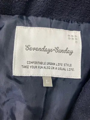 SEVENDAYS=SUNDAY/セブンデイズサンデイ/チェスターコート/ジャケット/アウター/ネイビー/L