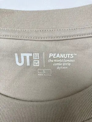 UNIQLO UT/ユニクロユーティー/Tシャツ/カットソー/トップス/ベージュ/L