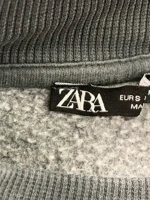 ZARA/ザラ/スウェット/トップス/ブラック/USA S