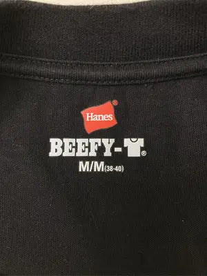 Hanes/ヘインズ/Tシャツ/カットソー/トップス/ブラック/M