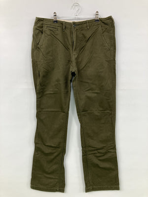 FORK&SPOON/フォークアンドスプーン/スラックス/パンツ/カーキ/40